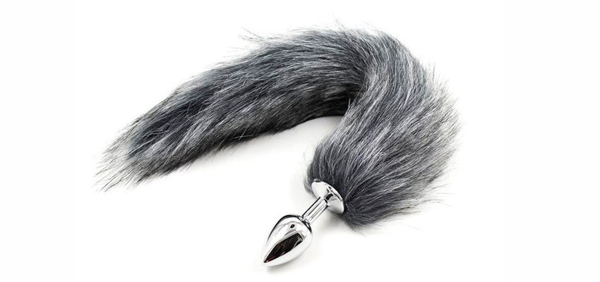 Анальная пробка с хвостом