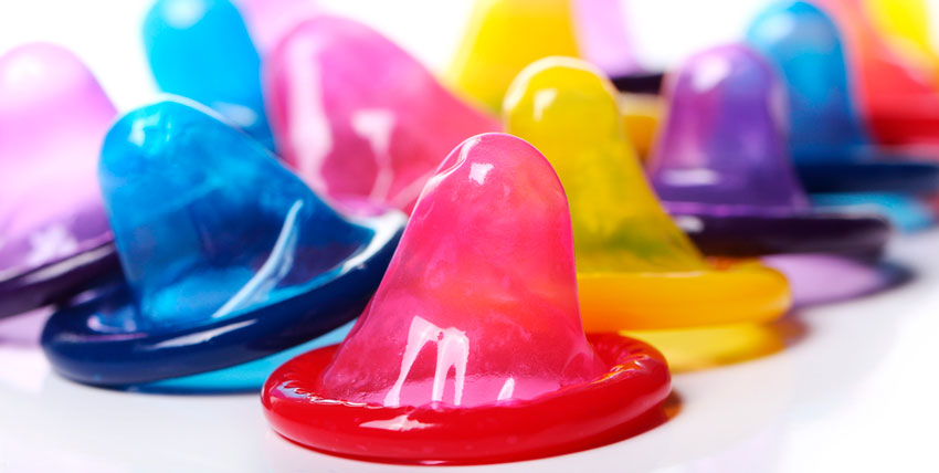 Презервативы разных цветов