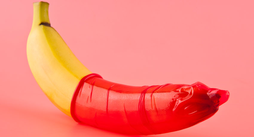 Презерватив на банане