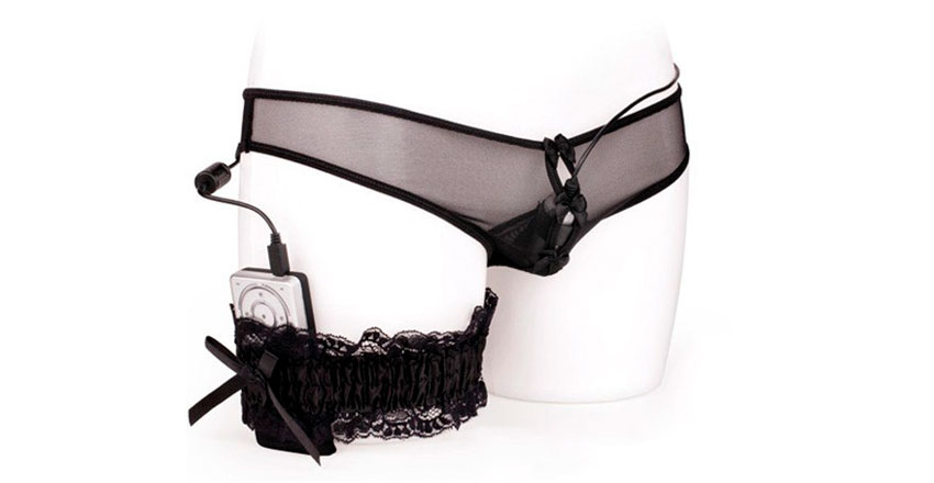 Вибротрусики черные