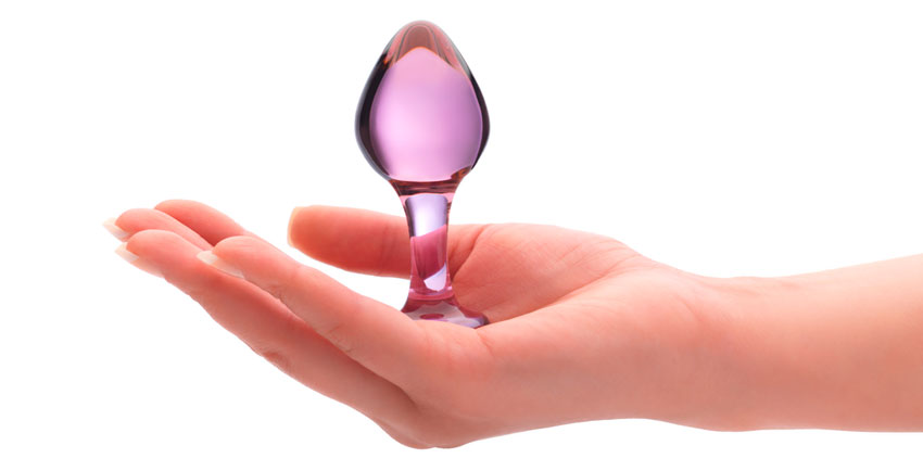 Анальная пробка из стекла